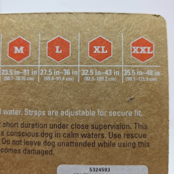Arcadia Trail Dogs Life Jacket XL Orange Black High Visibility Reflective NWT - Picture 6 of 7